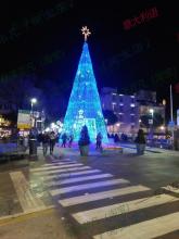 意大利圣诞树灯光